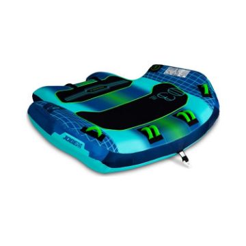 JOBE SPORTS - AIRSTREAM 3 TOWABLE INFLATABLE BLUE TURQUIOSE 3P-1