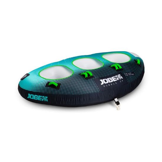 JOBE SPORTS - RUMBLE 3 TOWABLE INFLATABLE BLACK TURQUIOSE 3P-1