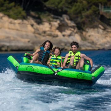 JOBE SPORTS - BINAR 3 TOWABLE INFLATABLE TURQUIOSE GREEN 3P-6