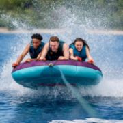 JOBE SPORTS - DROPLET 3 TOWABLE INFLATABLE MAUVE TURQUIOSE 3P-5