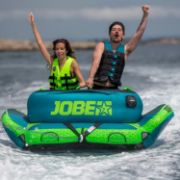 JOBE SPORTS - BINAR 2 TOWABLE INFLATABLE BLUE GREEN 2P-2