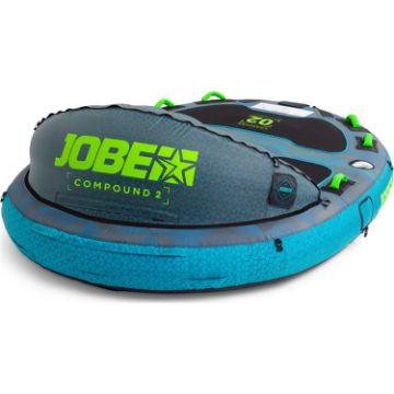 JOBE SPORTS - COMPOUND 2 TOWABLE INFLATABLE TURQUIOSE GREY 2P-3