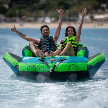JOBE SPORTS - BINAR 2 TOWABLE INFLATABLE BLUE GREEN 2P-4