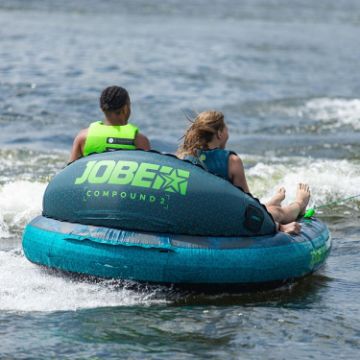 JOBE SPORTS - COMPOUND 2 TOWABLE INFLATABLE TURQUIOSE GREY 2P-5