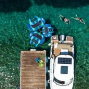 JOBE SPORTS - AIRSTREAM 2 TOWABLE INFLATABLE BLUE TURQUIOSE 2P-6