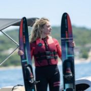 JOBE SPORTS - ALLEGRE WATER SKIS RED 67-6