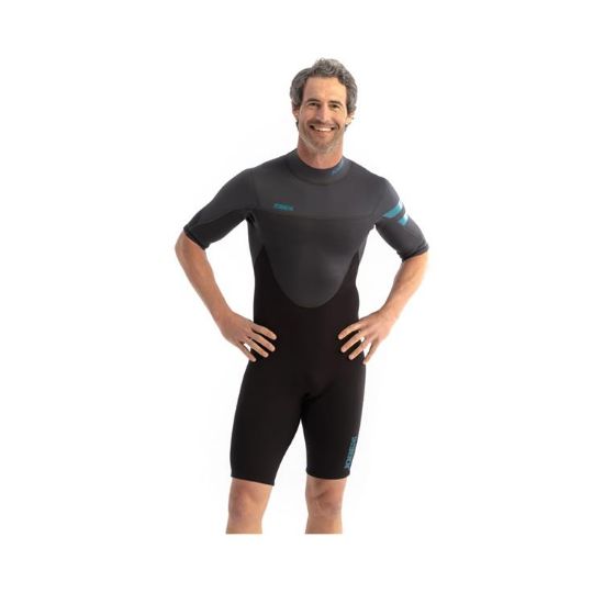 JOBE SPORTS - PERTH 3/2MM SHORTY WETSUIT GREY 3XL-1