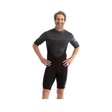 JOBE SPORTS - PERTH 3/2MM SHORTY WETSUIT GREY XS-1