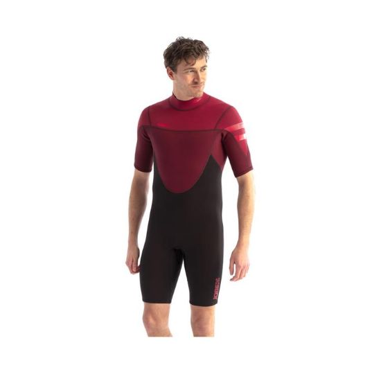 JOBE SPORTS - PERTH 3/2MM SHORTY WETSUIT RED 3XL-1