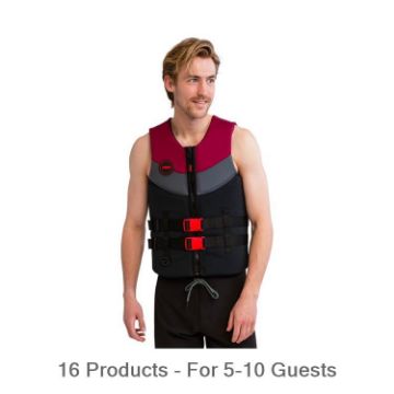 JOBE SPORTS - PREMIER UNISEX BUOYANCY AID BUNDLE RED 5-10-1