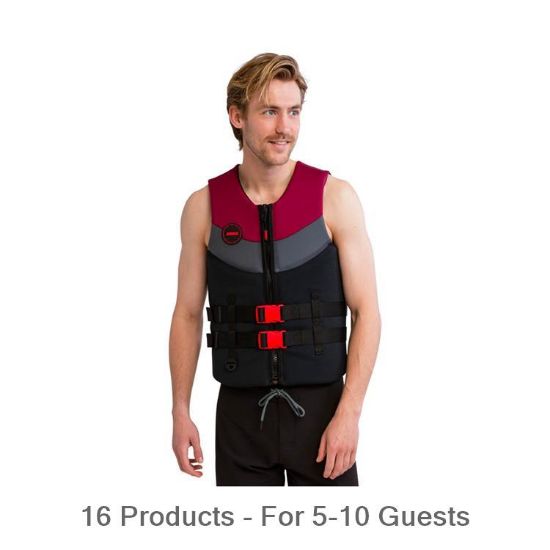 JOBE SPORTS - PREMIER UNISEX BUOYANCY AID BUNDLE RED 5-10-1