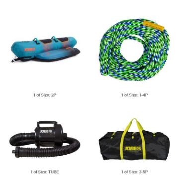JOBE SPORTS - CHASER 2 BUNDLE TOWABLE BUNDLE TURQUIOSE 2P-1
