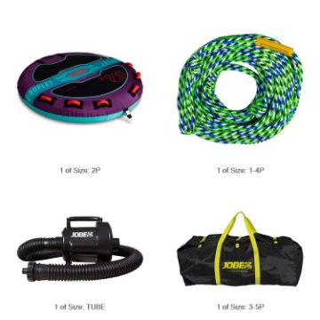 JOBE SPORTS - DROPLET 2 BUNDLE TOWABLE BUNDLE PURPLE 2P-1