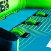 JOBE SPORTS - BINAR TOWABLE 4 TOWABLE TUBE TOWABLE INFLATABLE TURQUIOSE GREEN 4P-4