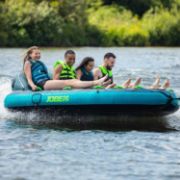 JOBE SPORTS - COMPOUND TOWABLE 4P TOWABLE INFLATABLE TURQUIOSE GREY 4P-4