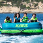 JOBE SPORTS - BINAR TOWABLE 4 TOWABLE TUBE TOWABLE INFLATABLE TURQUIOSE GREEN 4P-7
