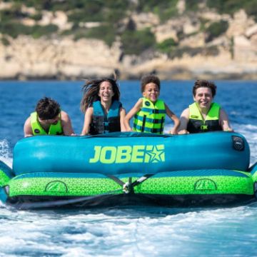JOBE SPORTS - BINAR TOWABLE 4 TOWABLE TUBE TOWABLE INFLATABLE TURQUIOSE GREEN 4P-7