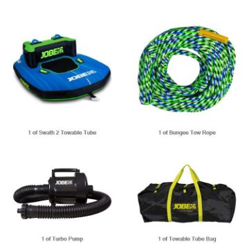 The Yacht Toys Swath 2 Bundle Towable Inflatable Package, A Luxury Marine Water Toy By Yacht Toys™