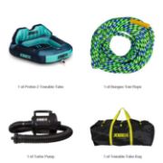 YACHT TOYS - PROTON 2 BUNDLE TOWABLE BUNDLE TURQUIOSE BLUE 2P-1
