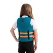 Guests Enjoying The Jobe Sports Kids Neoprene Vest On The Ocean, A Vest They'll Actually Want To Wear. Ultra Soft And Comfortable For Extended Use. Iso Certified 50N. Fast Entry And Exit. Bomb-Proof Ykk Zipper And Buckles.