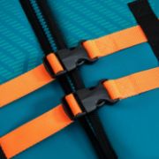 Yacht Crews Quickly And Easily Deploying The Premium Kids Neoprene Vest Buoyancy Aid From The Swim Platform