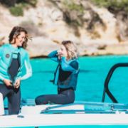 Close-Up Of The Premium Yacht Grade Features Of The Jobe Sports Womens Neoprene Vest Buoyancy Aid