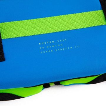 Crew Demonstrating The Compact Footprint And Easy Storage Of The Jobe Sports Kids Neoprene Vest Buoyancy Aid
